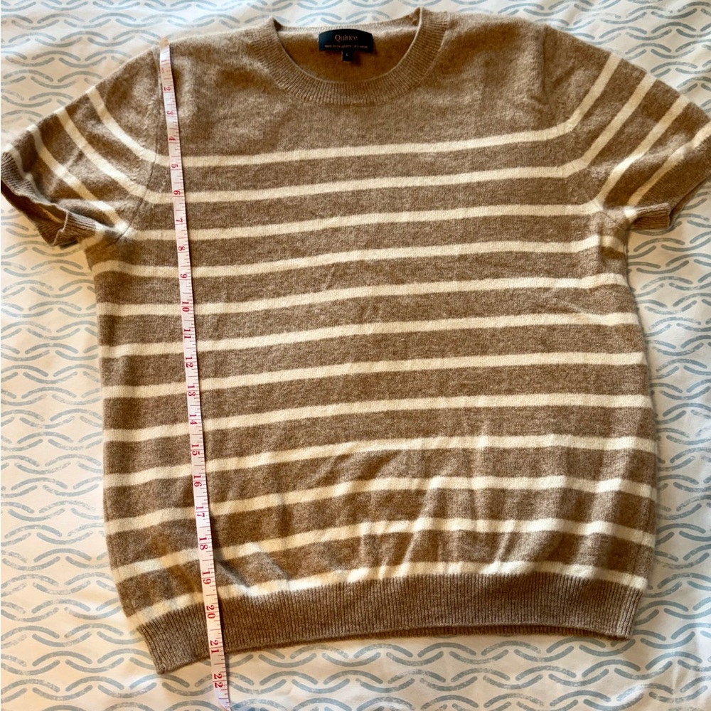 Quince Mongolian Cashmere Tee - Picture 5 of 6